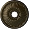Ekena Millwork Berkshire Ceiling Medallion (Fits Canopies up to 6 3/8"), 20 1/8"OD x 3 7/8"ID x 1 7/8"P, Green Gold CM20BE1GGS - alternate 1